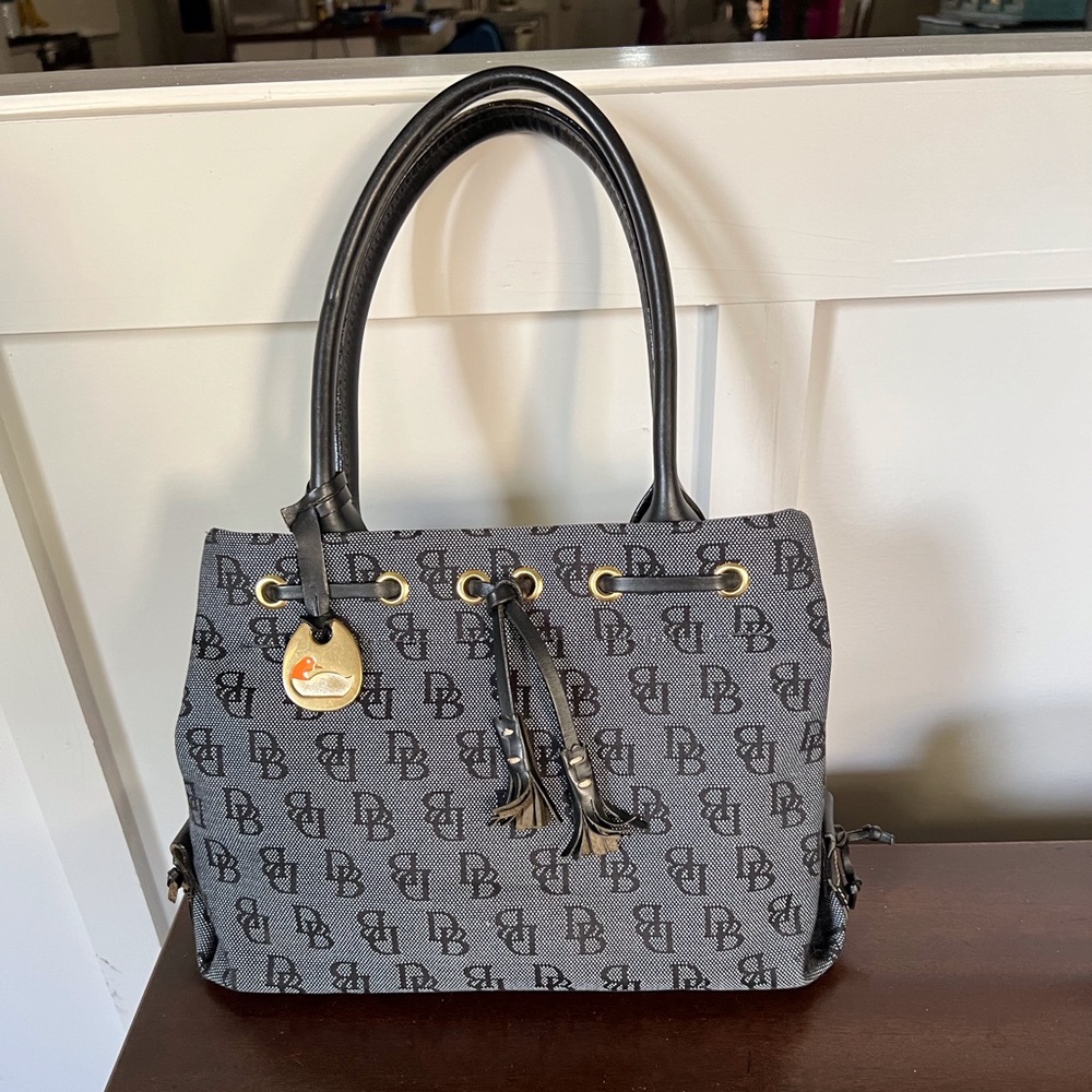 Dooney & Bourke Denim Signature Satchel
